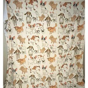 Dog Hound Multiple Breeds Queen Duvet Cover Ambesonne Puppies 87.5" by 88"